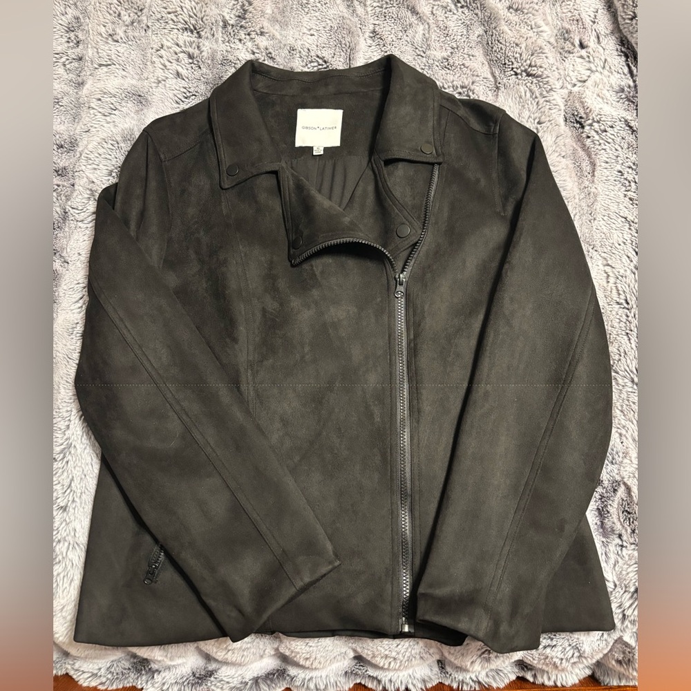 Gibson Latimer Suede-like Black Jacket-XL